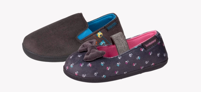 Chaussons Fille motif Uni A enfiler ISOTONER Chaussons Fille motif Uni A enfiler ISOTONER