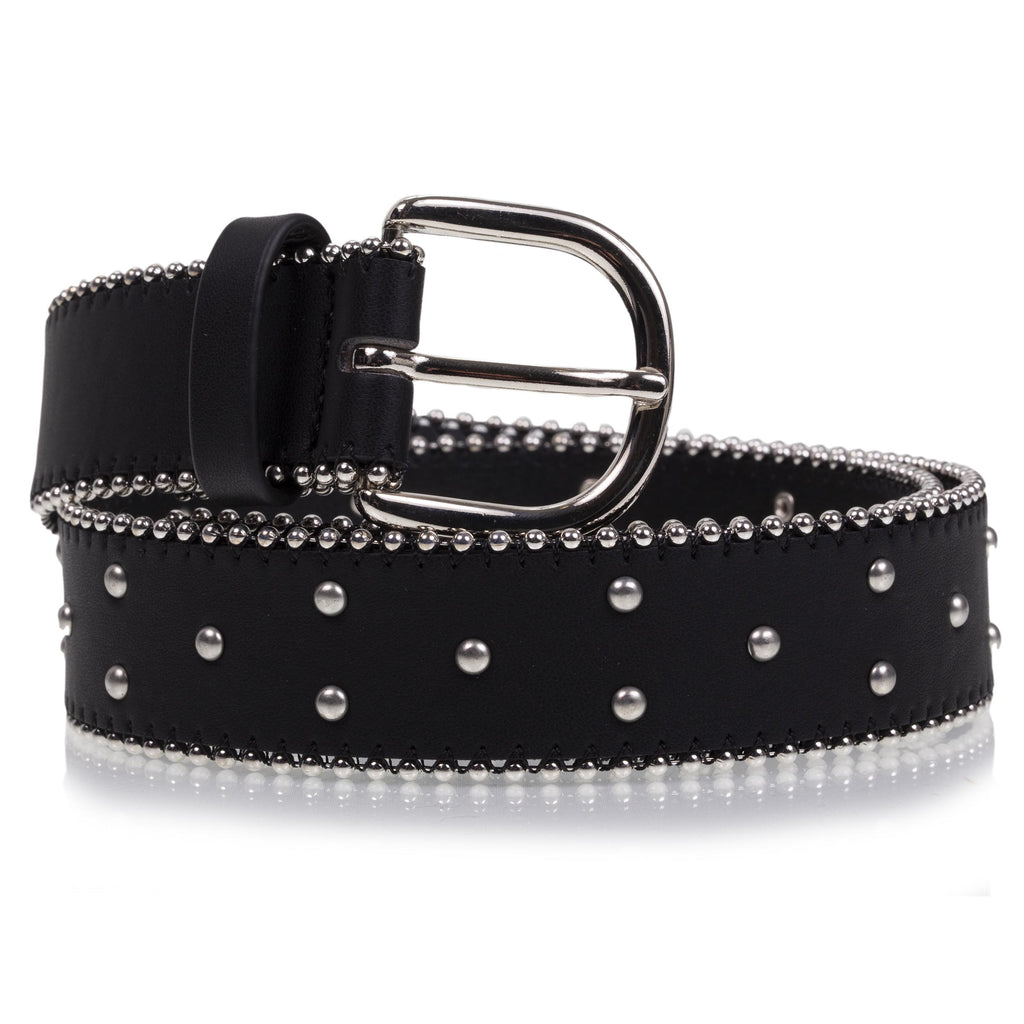 Ceinture Femme details clous Noire