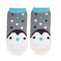 Chaussettes Anti-dérapantes Enfant Isotoner - Motif Pingouin, Coton, Pour La Maison - 2