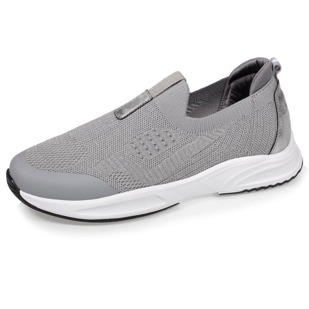 Chaussures basket Femme a enfiler Gris