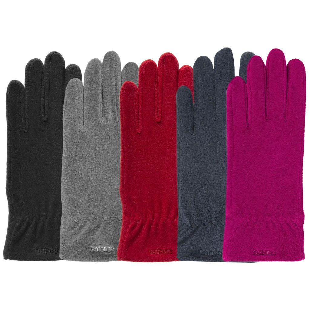 Gants Polaire Femme - Tricot Antidérapant - Hiver Amélioré Gants Femme pour  Homme Gants pour Homme - Doublure élastique Douce - Manchette Thermique 