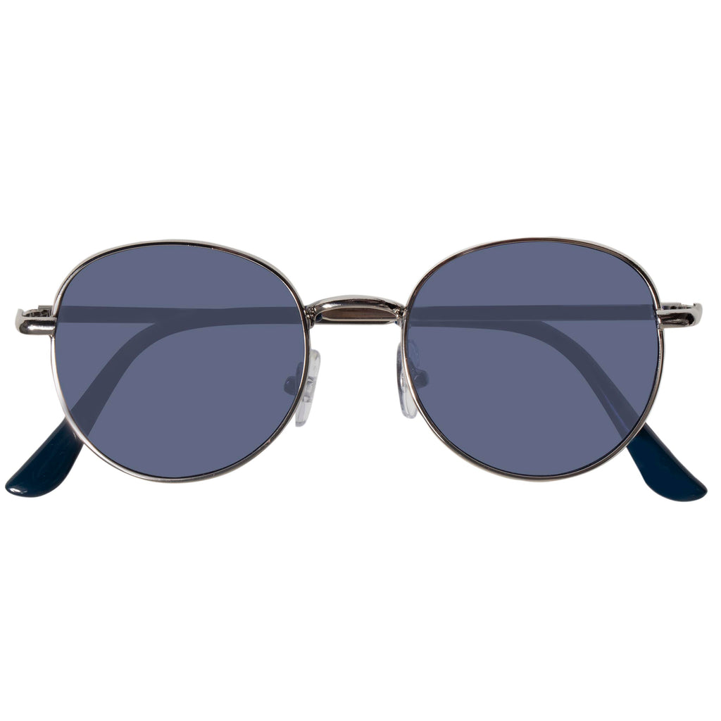 Lunettes rondes argent clearance