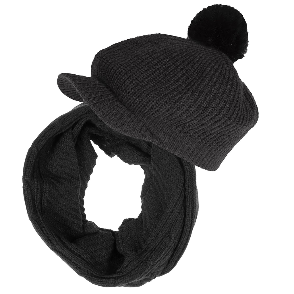 Acheter Casquette chimio en laine Casquette gavroche laine noire MM Paris  noire hiver pour femme – casquette cancer pas cher