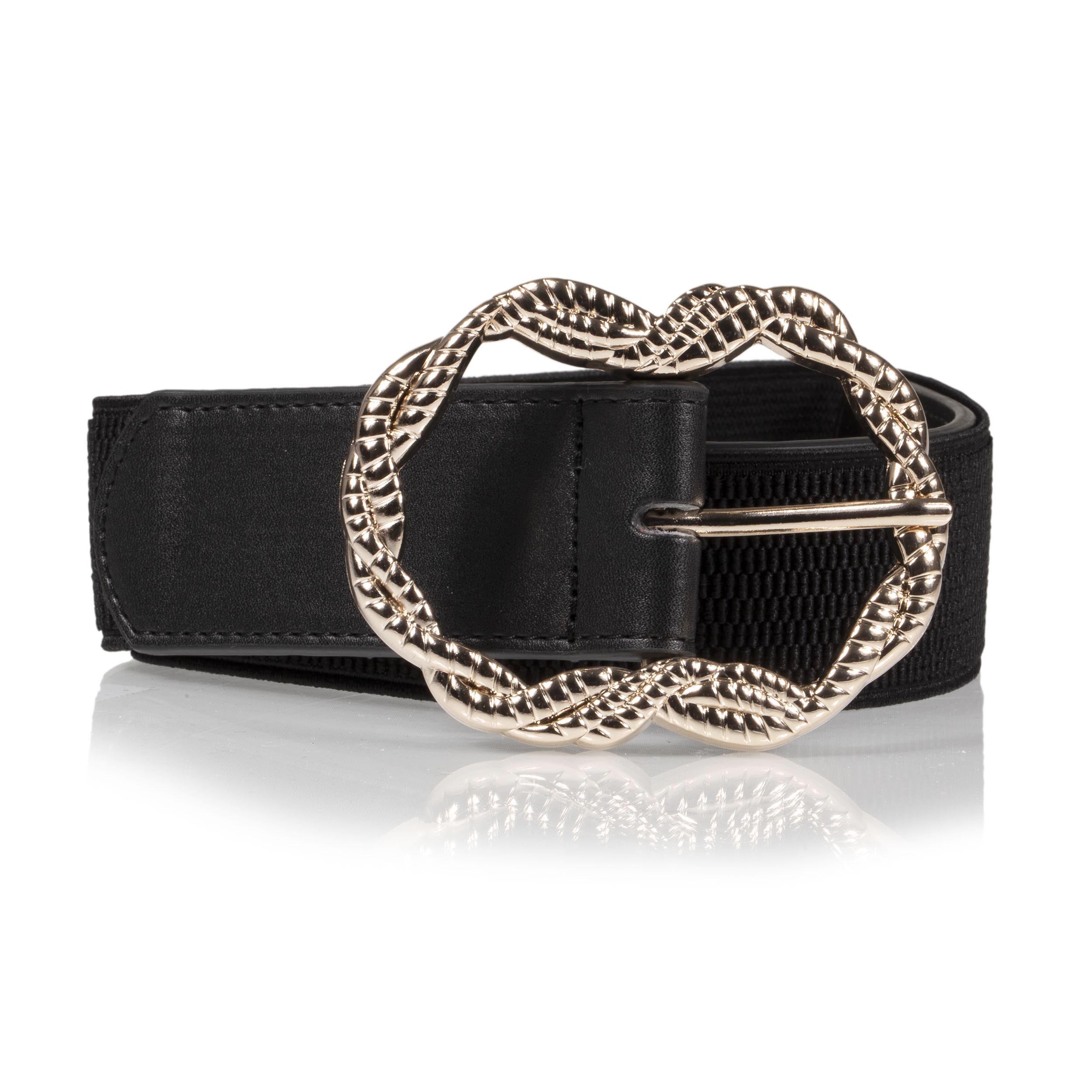 Ceinture élastique melange noire et beige | Qualité et style uniques Ceinture élastique melange noire et beige | Qualité et style uniques
