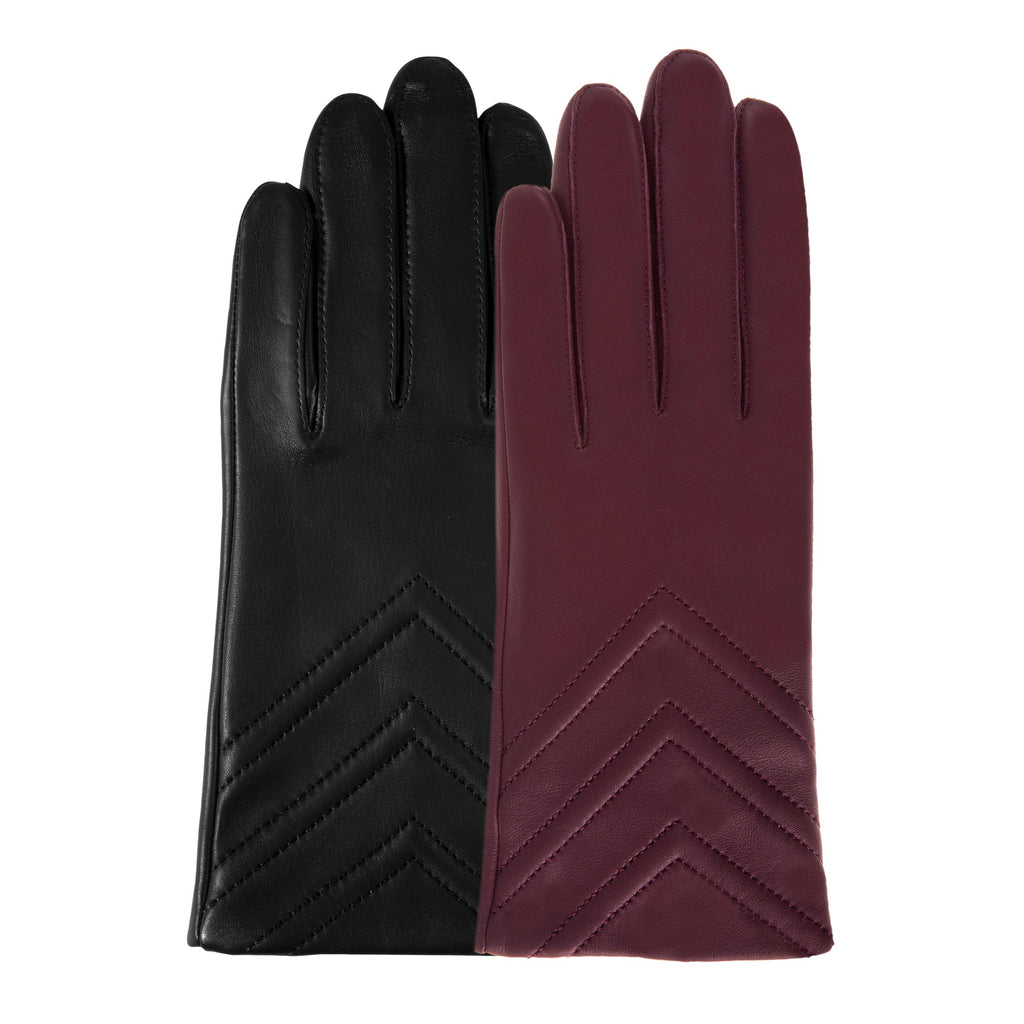 Gants Femme en Cuir lisse noir – Hadrien Boulogne