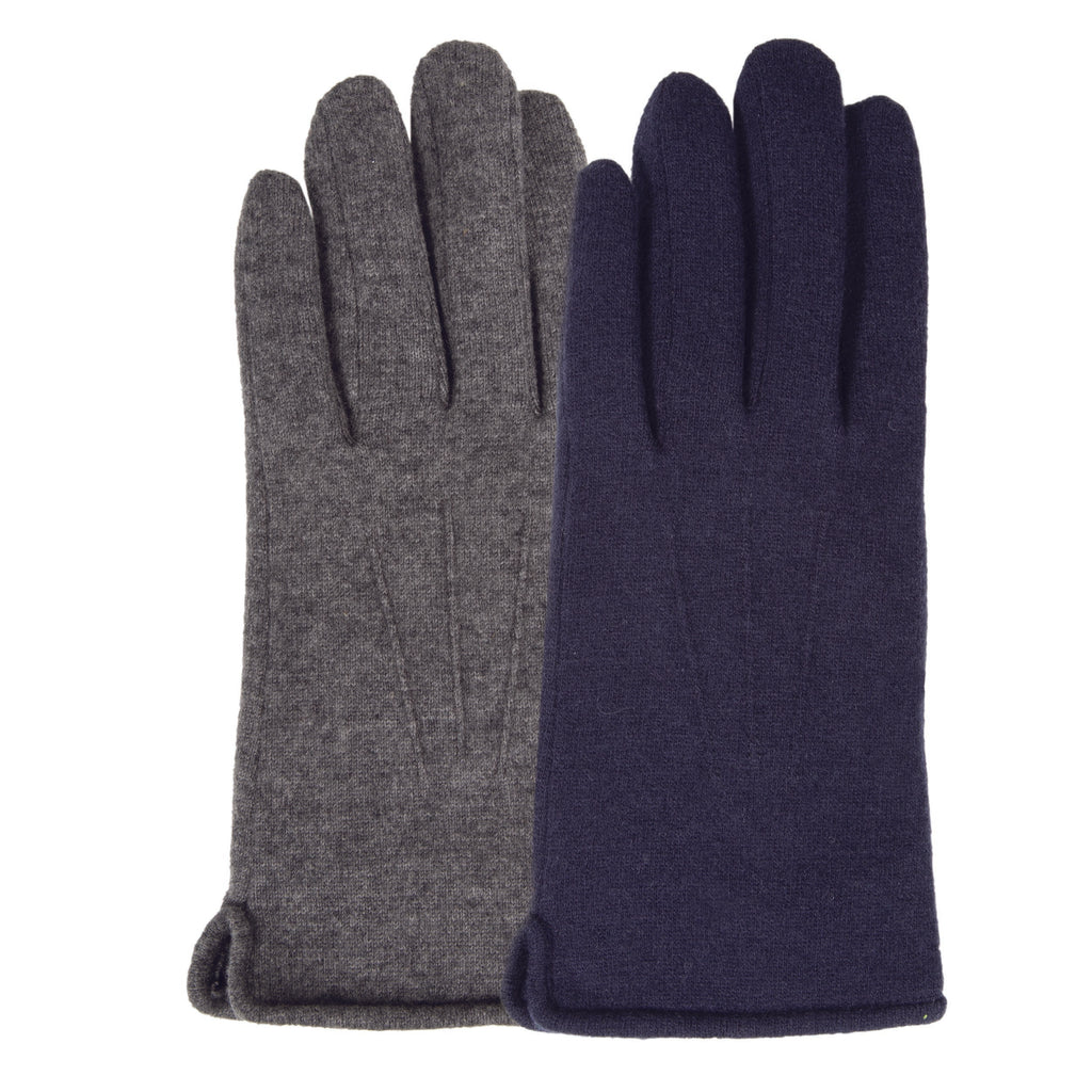 Gants Homme tactile laine Marine –