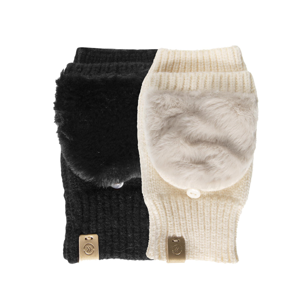 Mitaine convertible laine doublée Sherpa homme