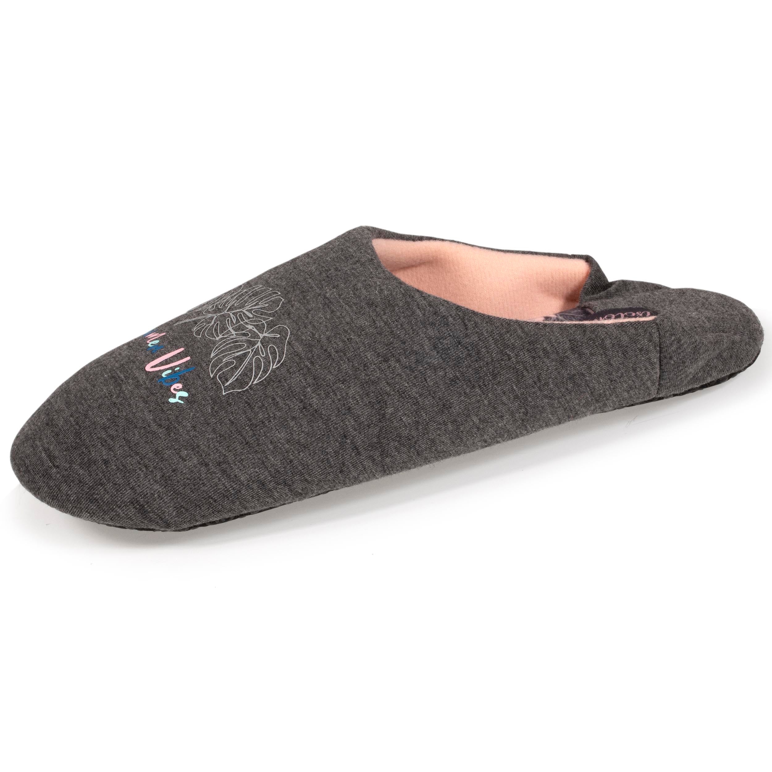 Chaussons babouches Femme Gris Summer vibes Isotoner