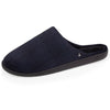 Chaussons mules ergo Homme Tartan marine - Isotoner