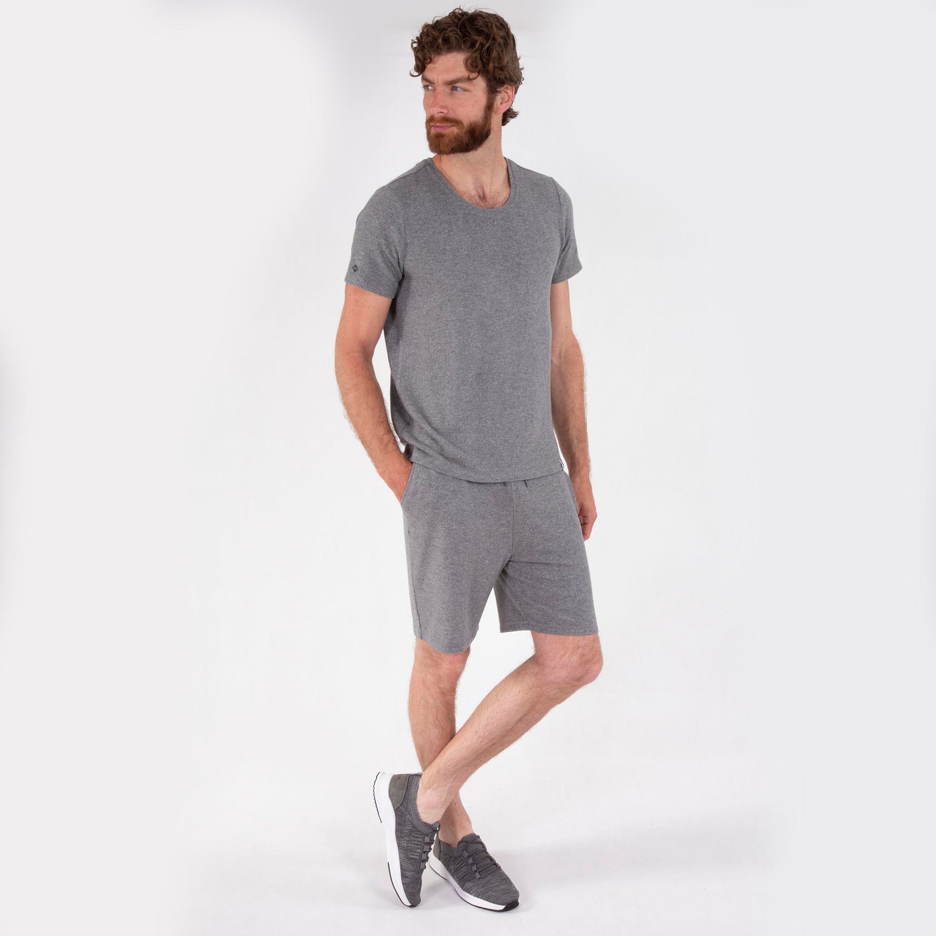 Short Homme Gris