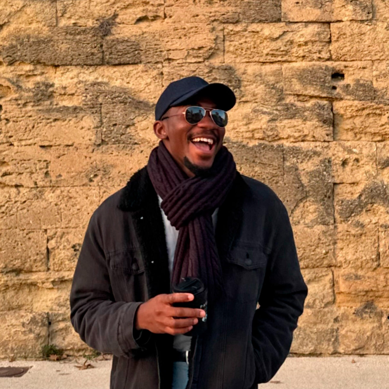 Casquette Homme  en laine mélangée