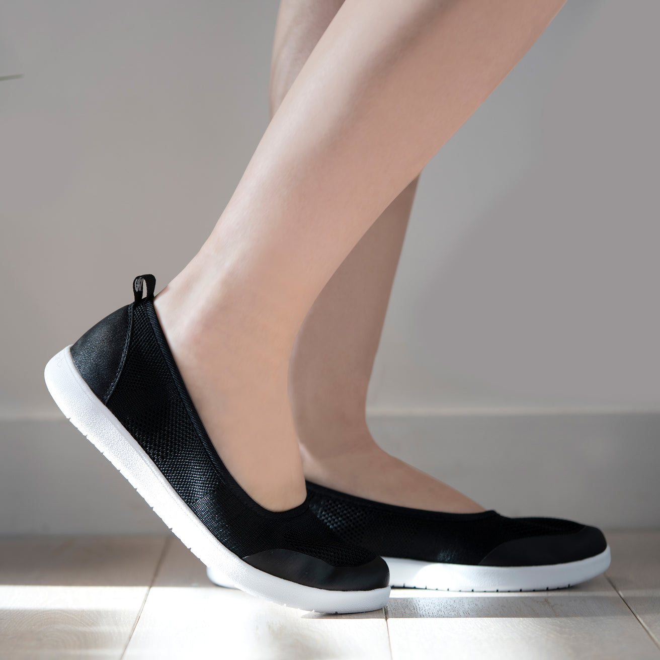 Ballerines Femme slip-on Noir