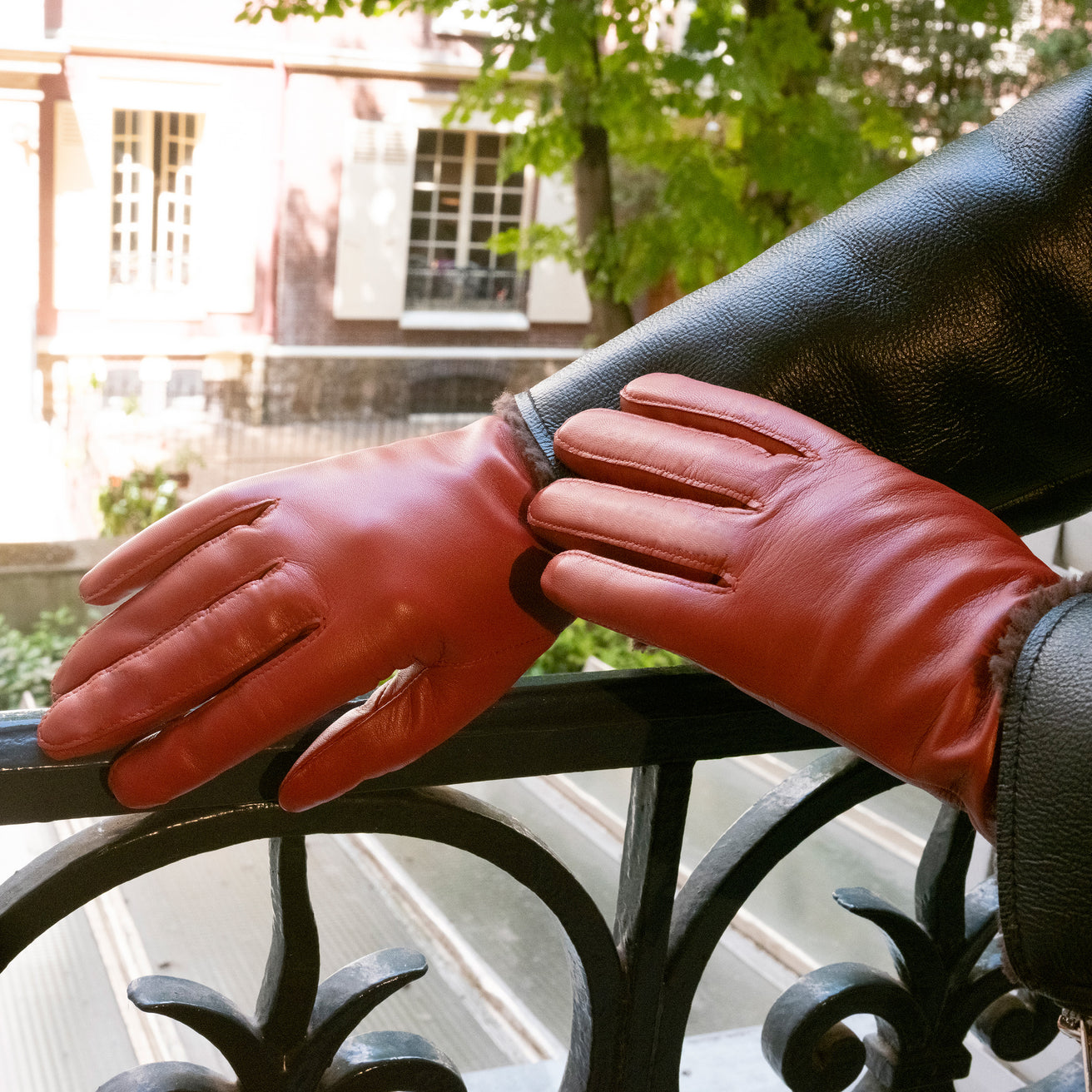 Gants Femme cuir Mandarine