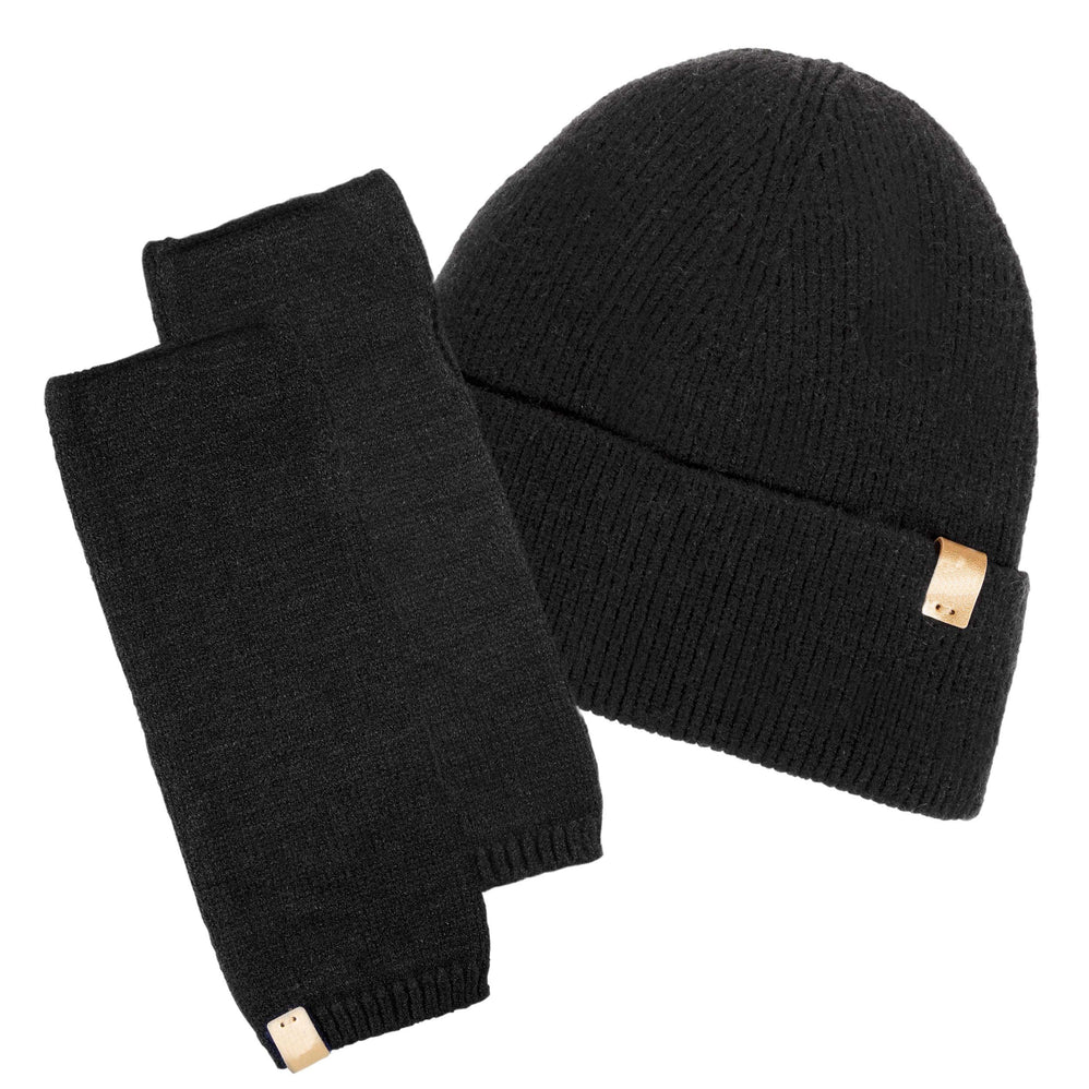 Mitaines Femme Maille longues Ultra-doux Noir - Isotoner