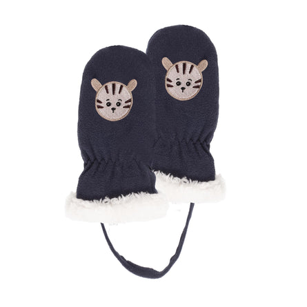 Moufles Enfant 2/4 ans Tigre Marine - Isotoner