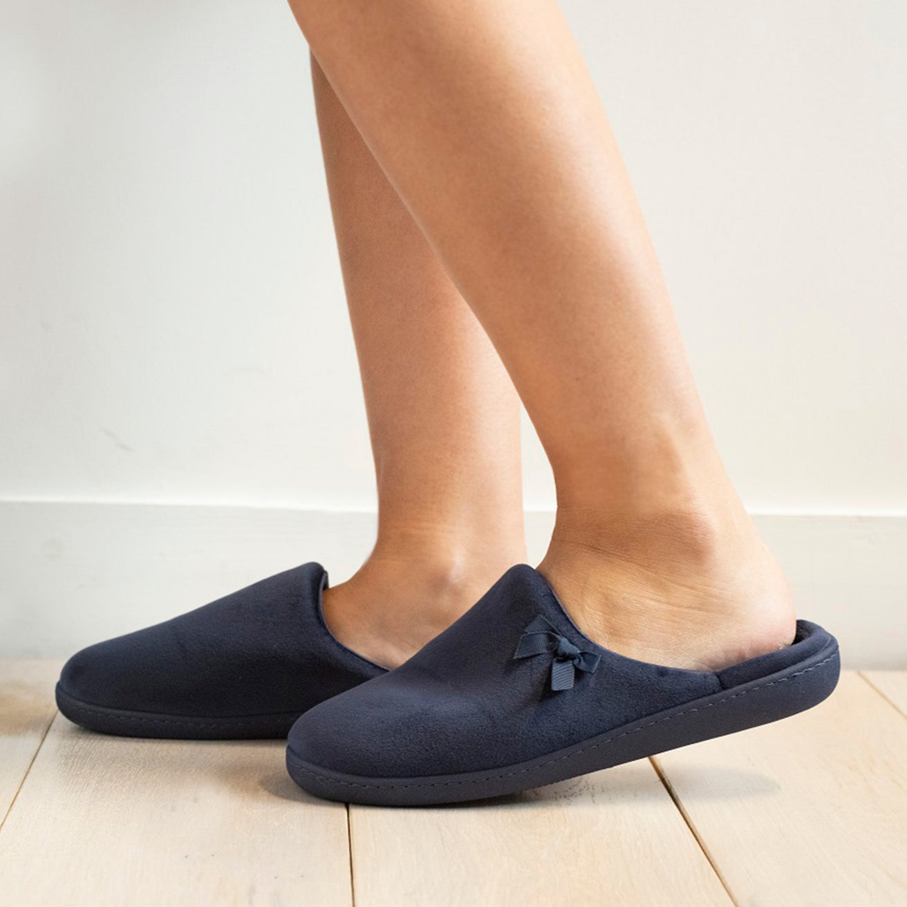 Chaussons mules Femme Marine