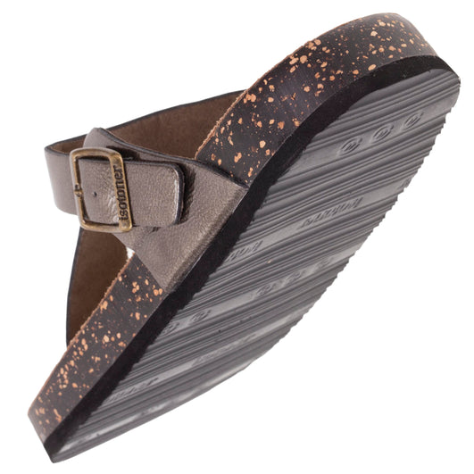 Sandales Tongs Linea Marron Pour Femme - Pointure 38, En Cuir Synthétique, Neuves Avec Emballage
