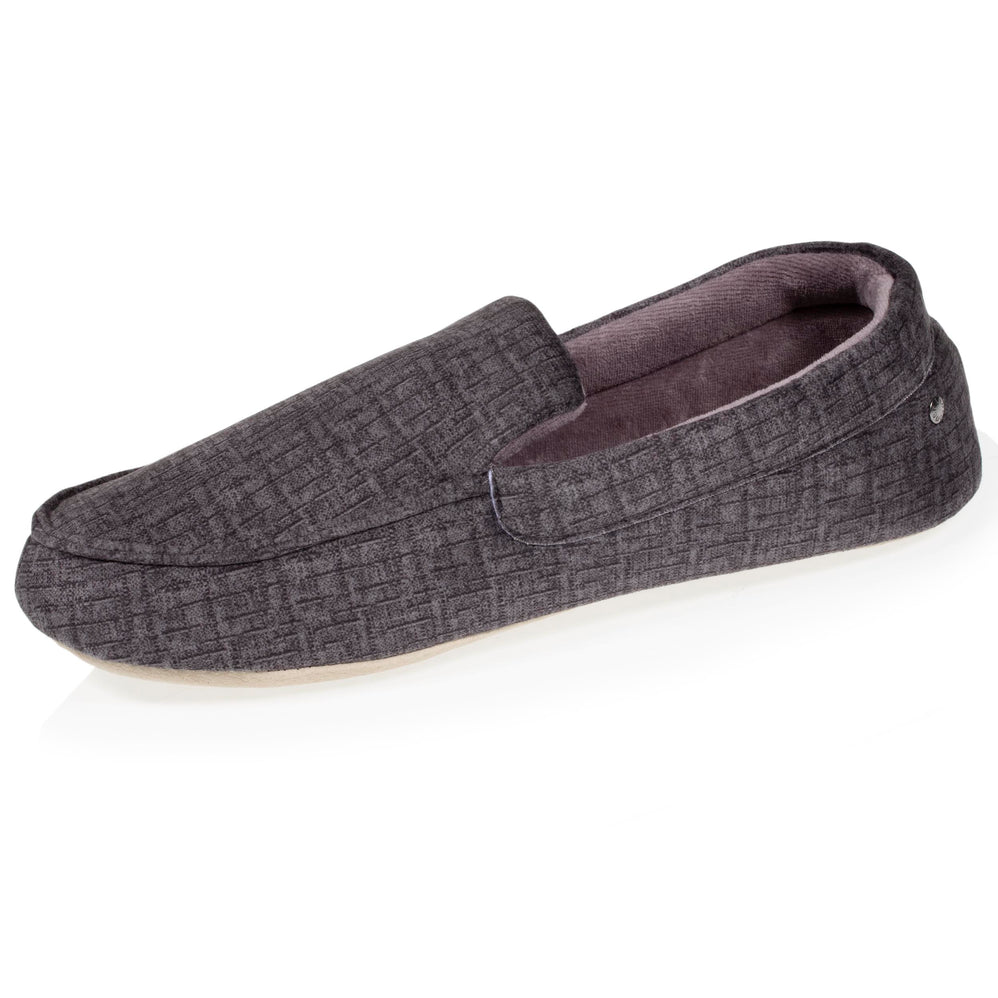 Chaussons mocassins Homme semelle souple Gris - Isotoner