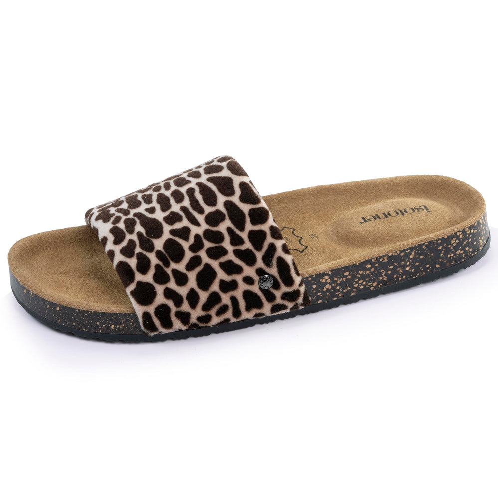 Chaussons mules Femme Girafe - Isotoner