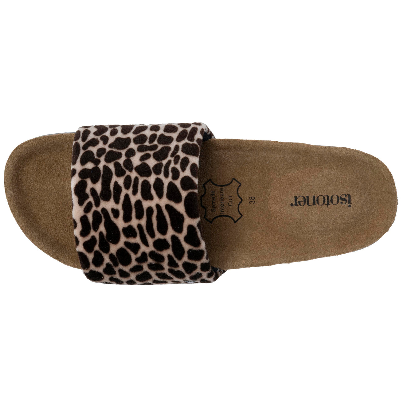 Chaussons mules Femme Girafe