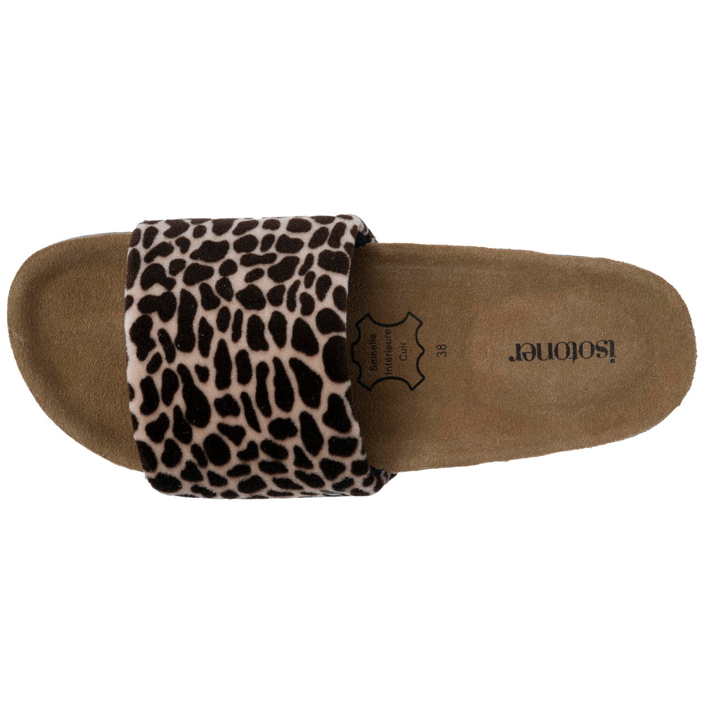 Chaussons mules Femme Girafe - Isotoner