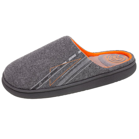 Chaussons mules Homme BLOUP Gris chiné - Isotoner