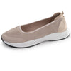 Ballerines Femme confort sport Noir rose poudré lurex - Isotoner