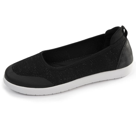 Ballerines Femme slip-on Noir lurex - Isotoner