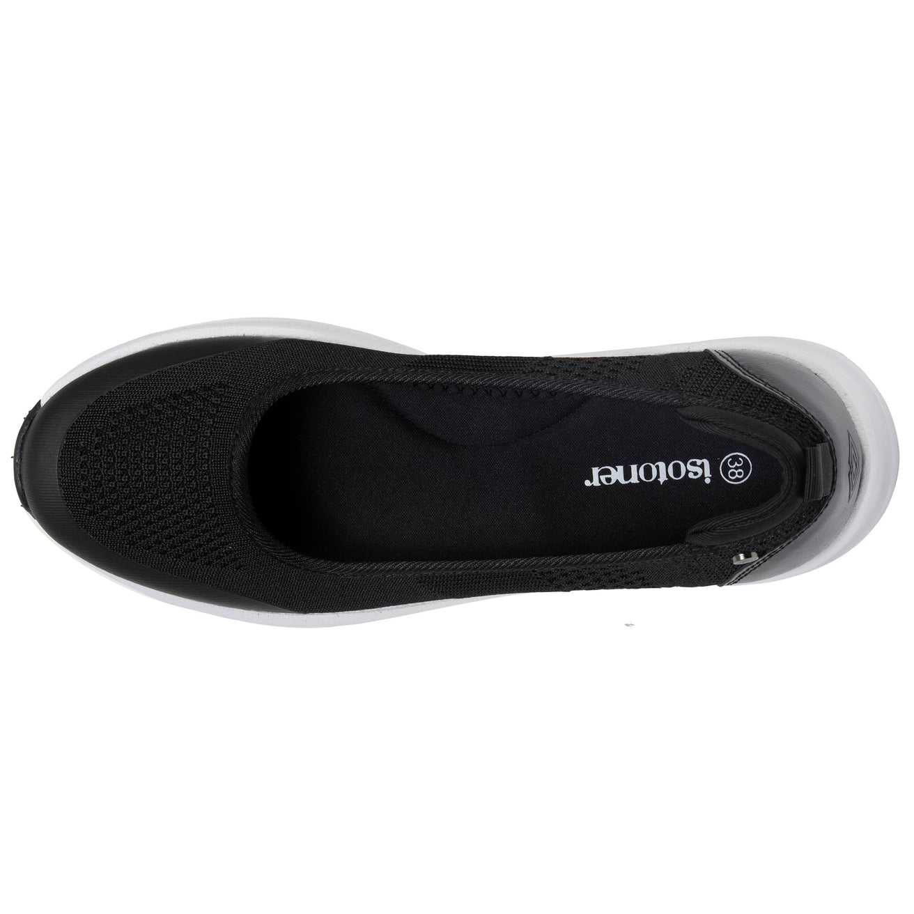 Ballerines Femme confort semelle sport Noir