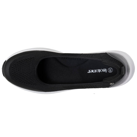 Ballerines Femme confort semelle sport Noir - Isotoner