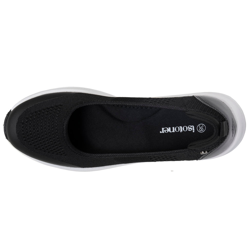 Ballerines Femme confort semelle sport Noir - Isotoner