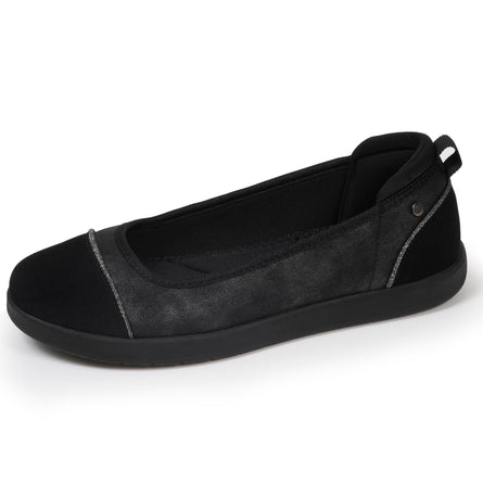 Ballerines Femme slip-on confort Noir Argent - Isotoner