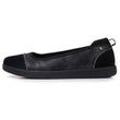 Ballerines Femme slip-on confort Noir Argent