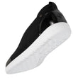 Ballerines Femme slip-on Noir Matelassé