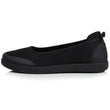 Ballerines Femme slip on Noir Perforé