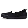 Ballerines Femme slip on confort Noir Lurex