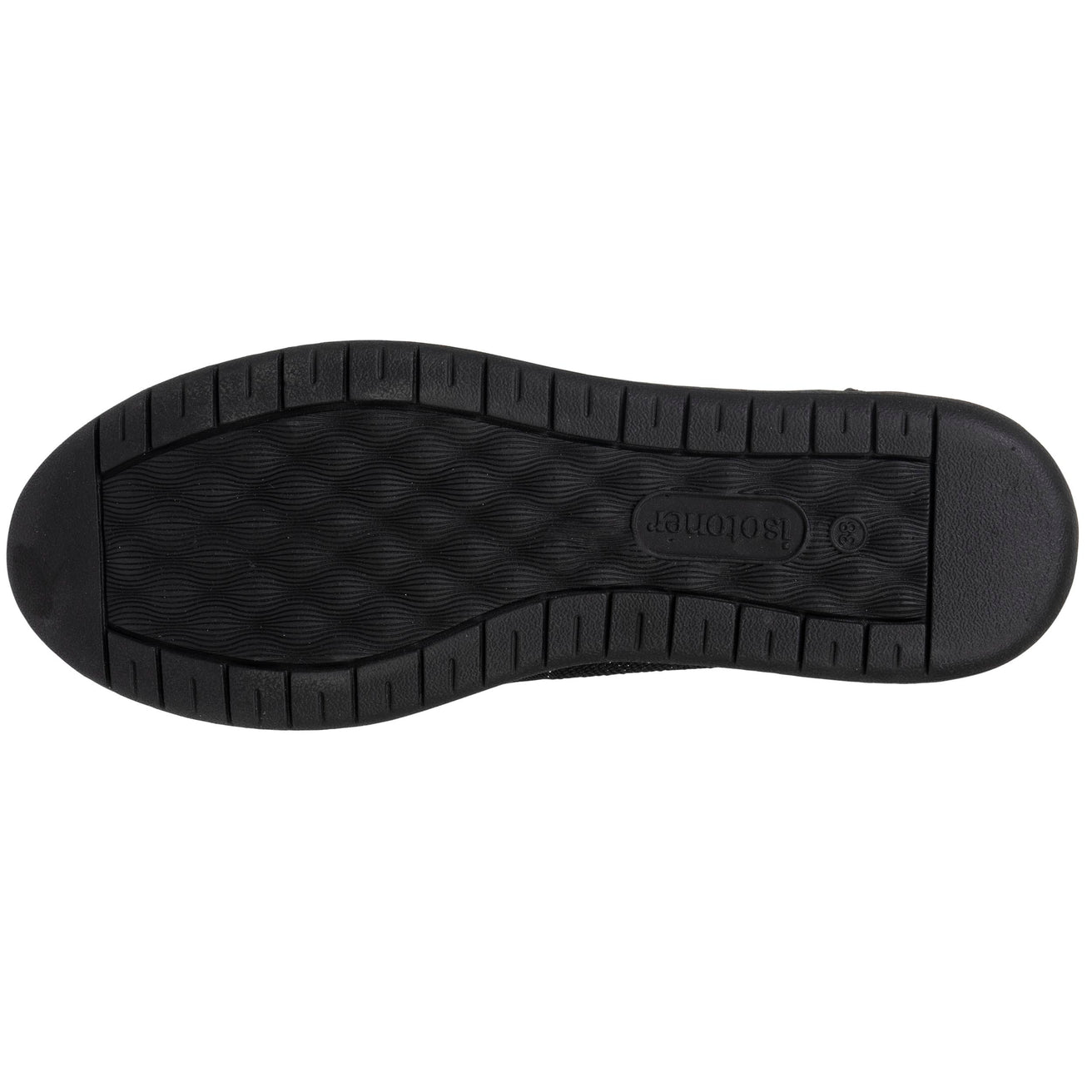 Ballerines Femme slip on confort Noir Lurex