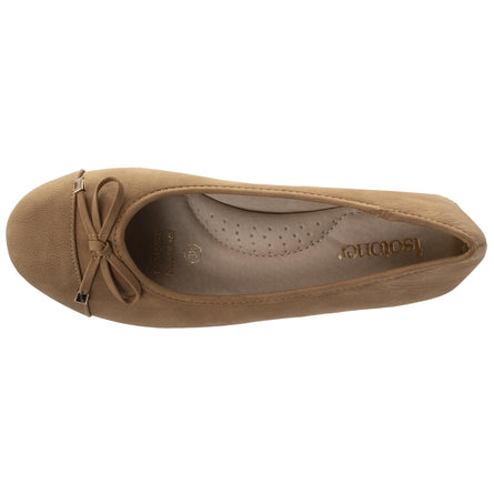 Ballerines Femme corde talon compensé Camel - Isotoner
