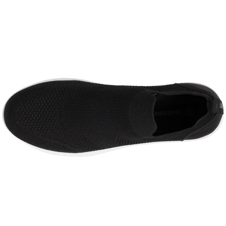 Baskets Confort Femme Slip-on Noir - Isotoner