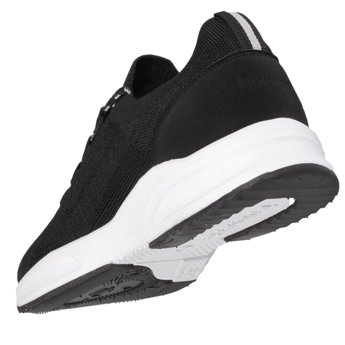 Baskets Confort Homme slip-on lacets Noir
