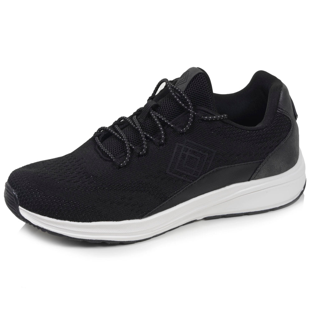 Baskets Femme Confort lacets Noir - Isotoner