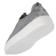 Baskets Femme slip-on talon plateforme Gris