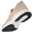 Baskets Femme slip-on sport Beige Lurex