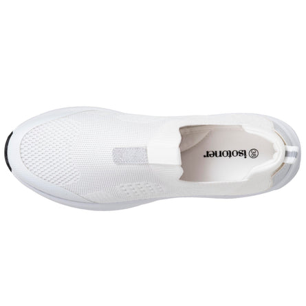 Baskets Femme slip-on sport Blanc - Isotoner