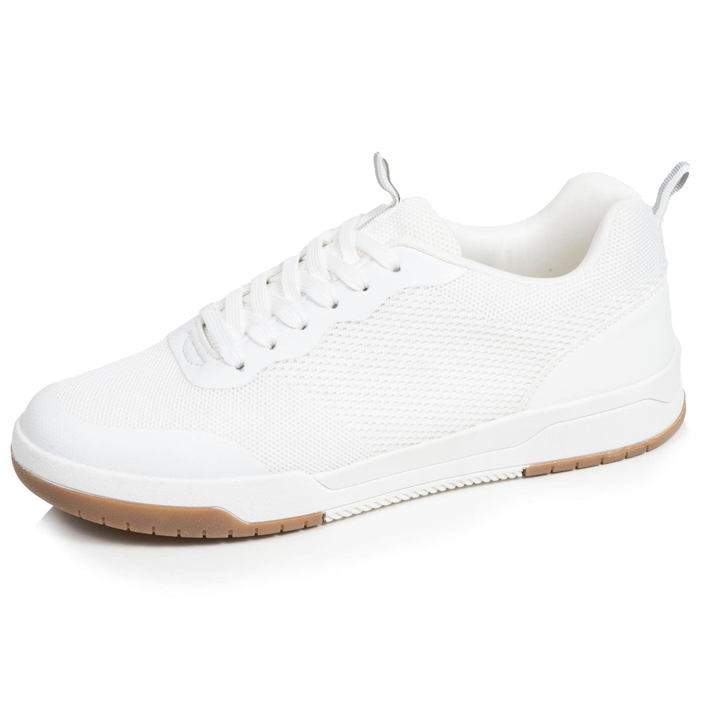 Baskets Homme à lacets Blanc - Isotoner