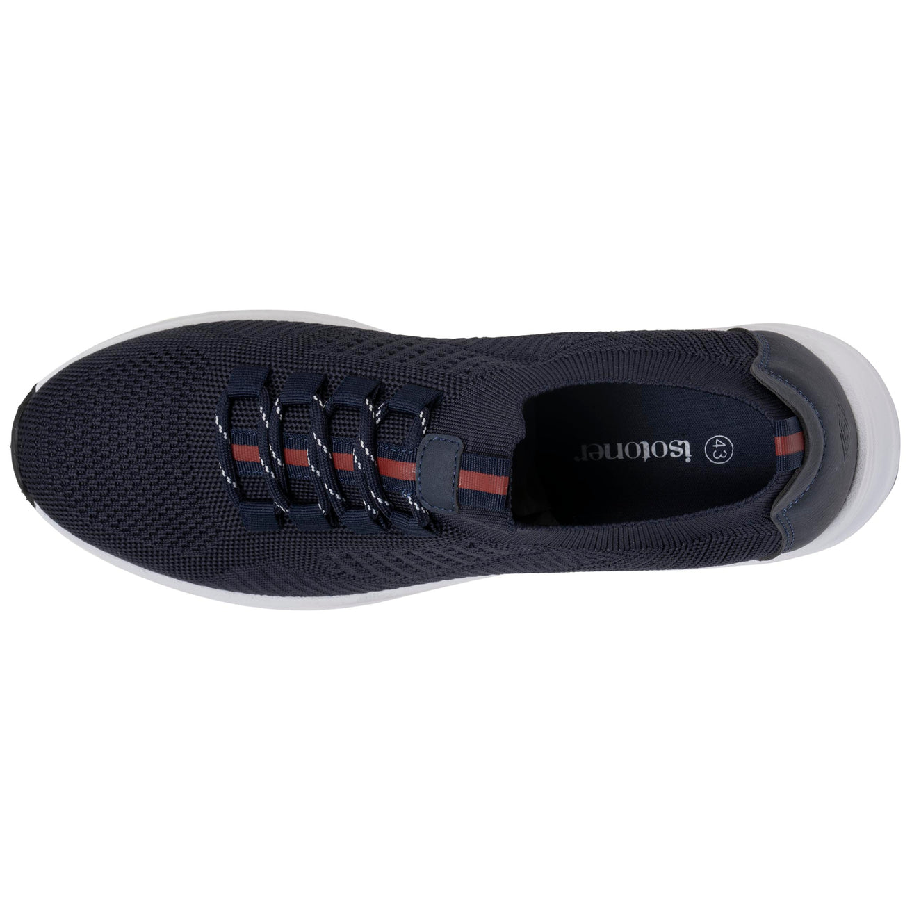 Baskets Homme slip-on lacets Marine foncé