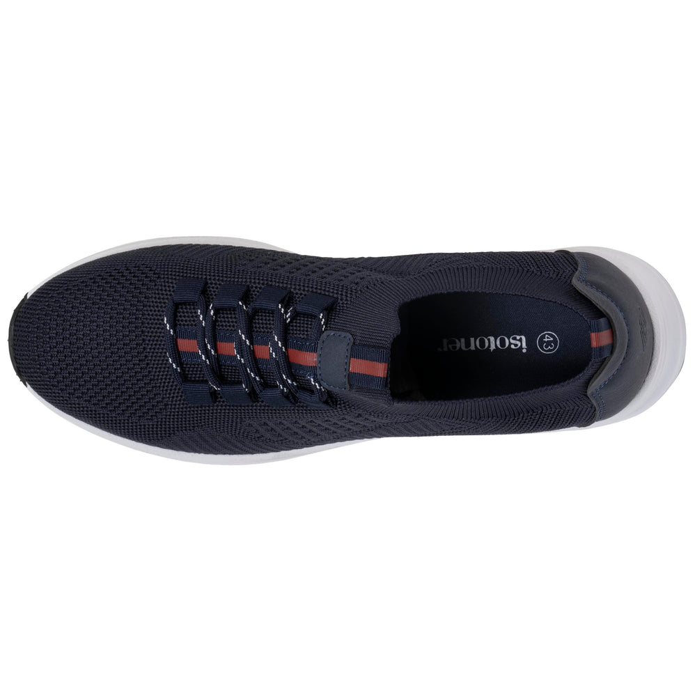 Baskets Homme slip-on lacets Marine foncé - Isotoner