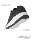 Baskets Homme slip-on semelle sport Kaki