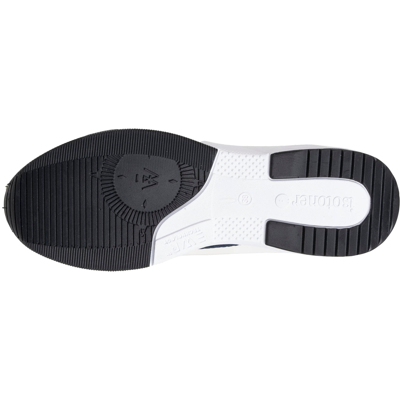 Baskets confort Femme slip-on à lacets Marine Foncé