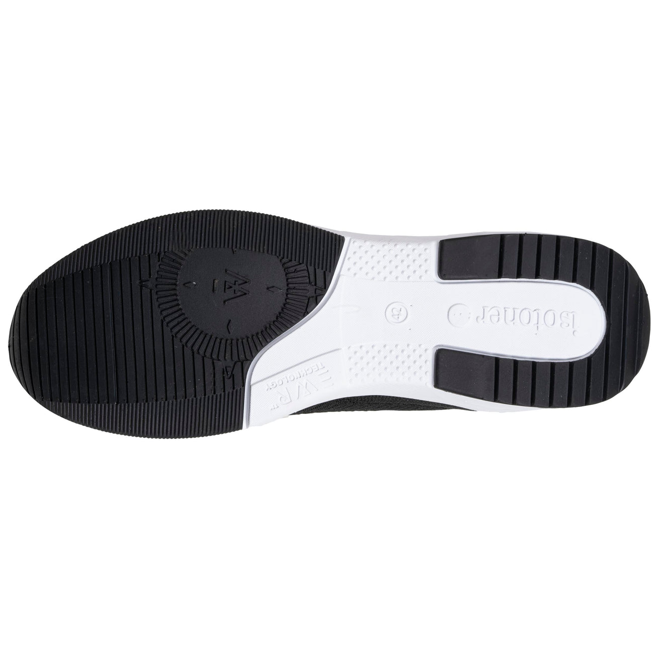 Basket Confort Homme slip-on Noir/jaune
